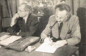 Willi Schiller und Hans Klering - 1947